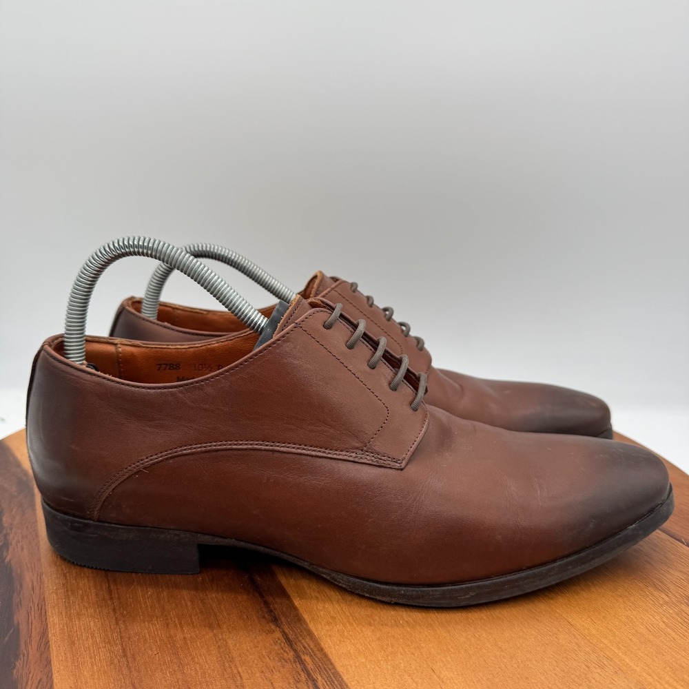 Wolf and Shepherd Bannister Derby Leather‎ Shoes Mens 10.5 Brown Casual Dress